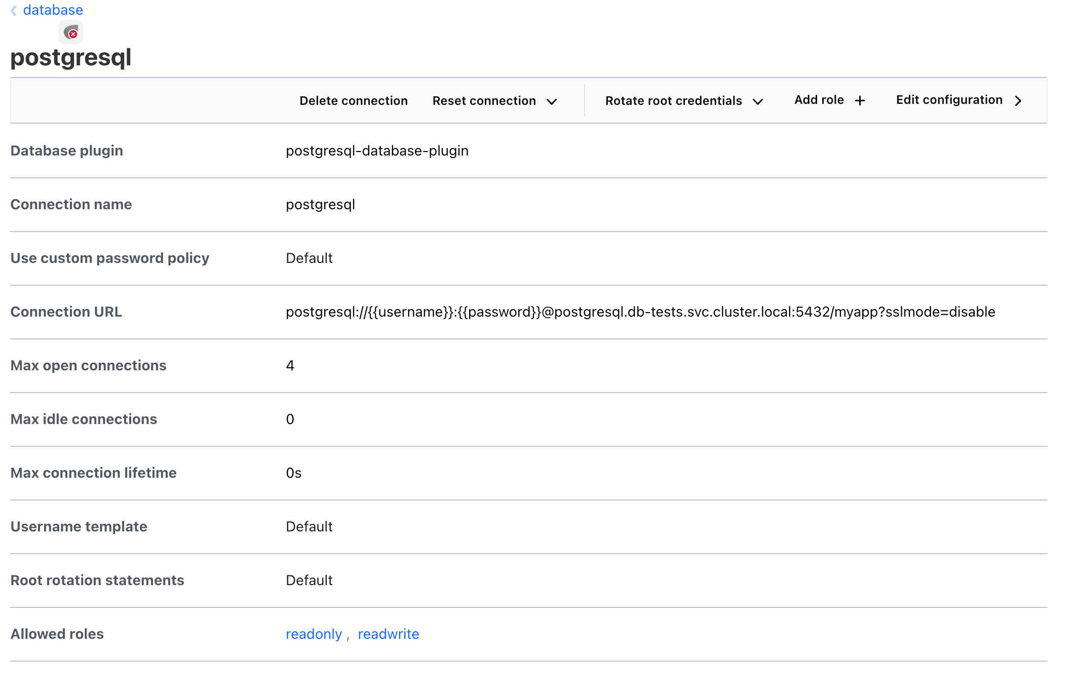 PostgreSQL Connection
